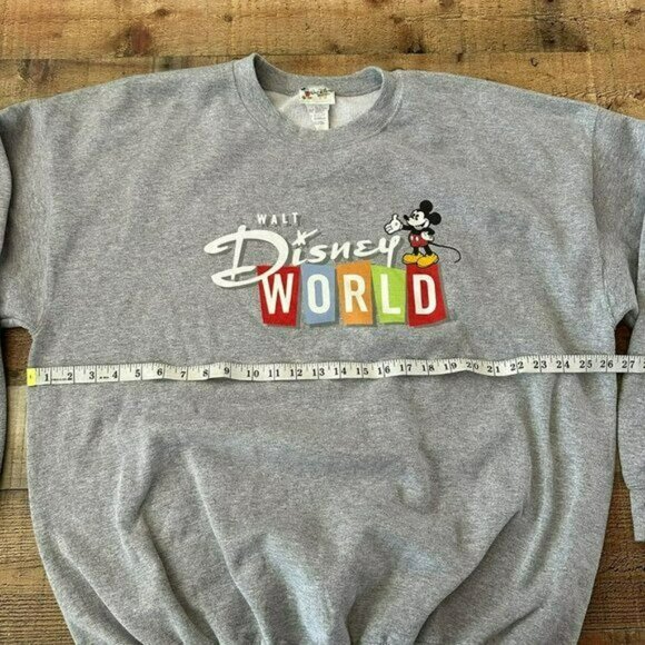 Disney's Walt Disney World Men's Vintage Graphic Crew Neck Pullover Sweatshirt - Picture 3 of 7